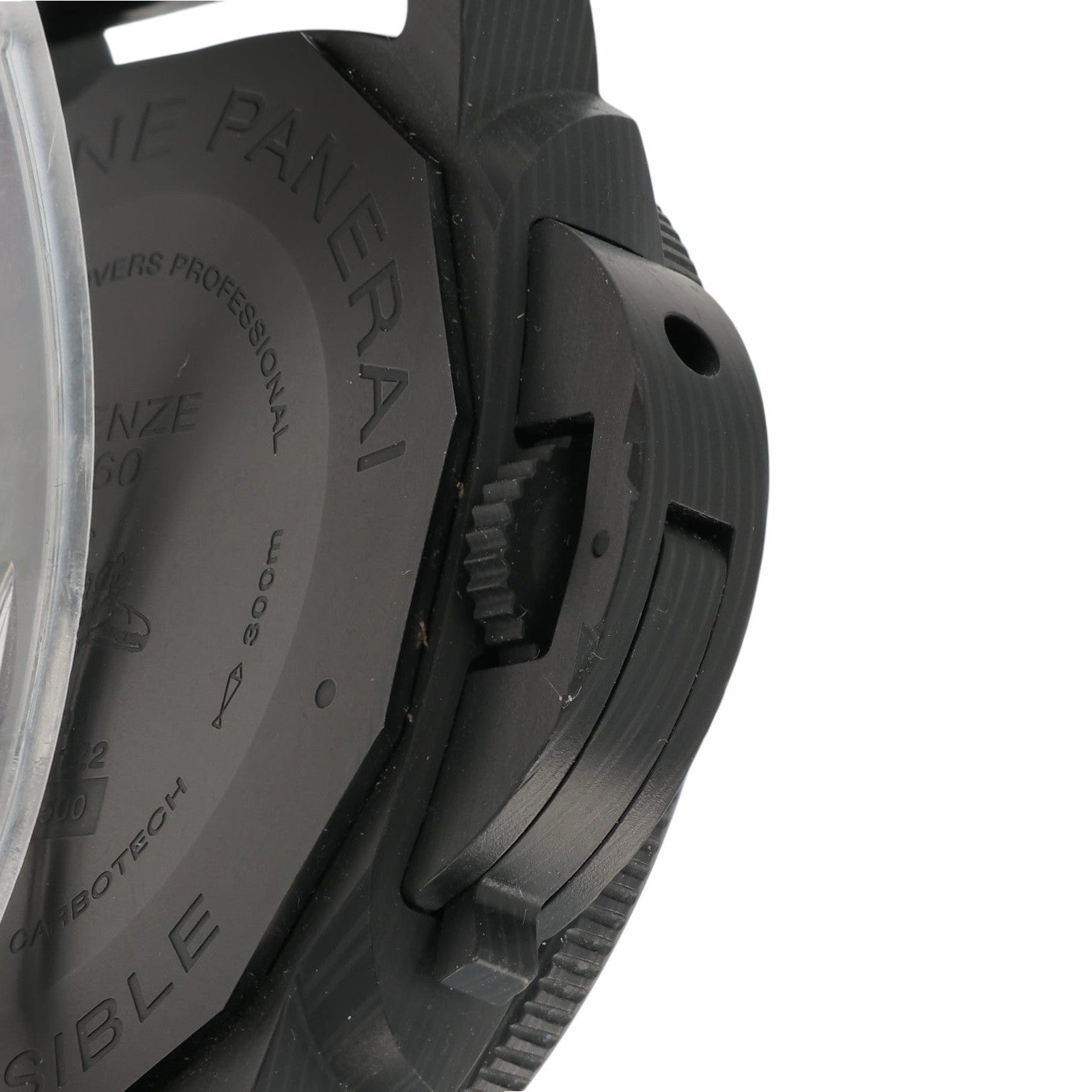 Panerai Submersible Carbon Black Dial 47mm Automatic Movement Mens PAM01616