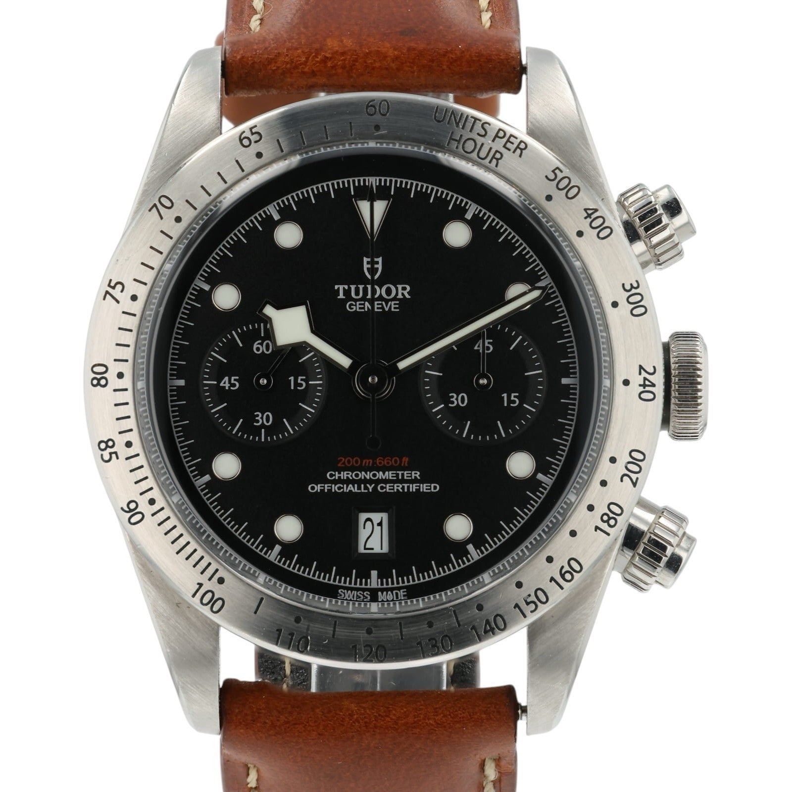 Tudor Black Bay Chrono Black Dial Stainless Steel 41mm Automatic Men’s 79350