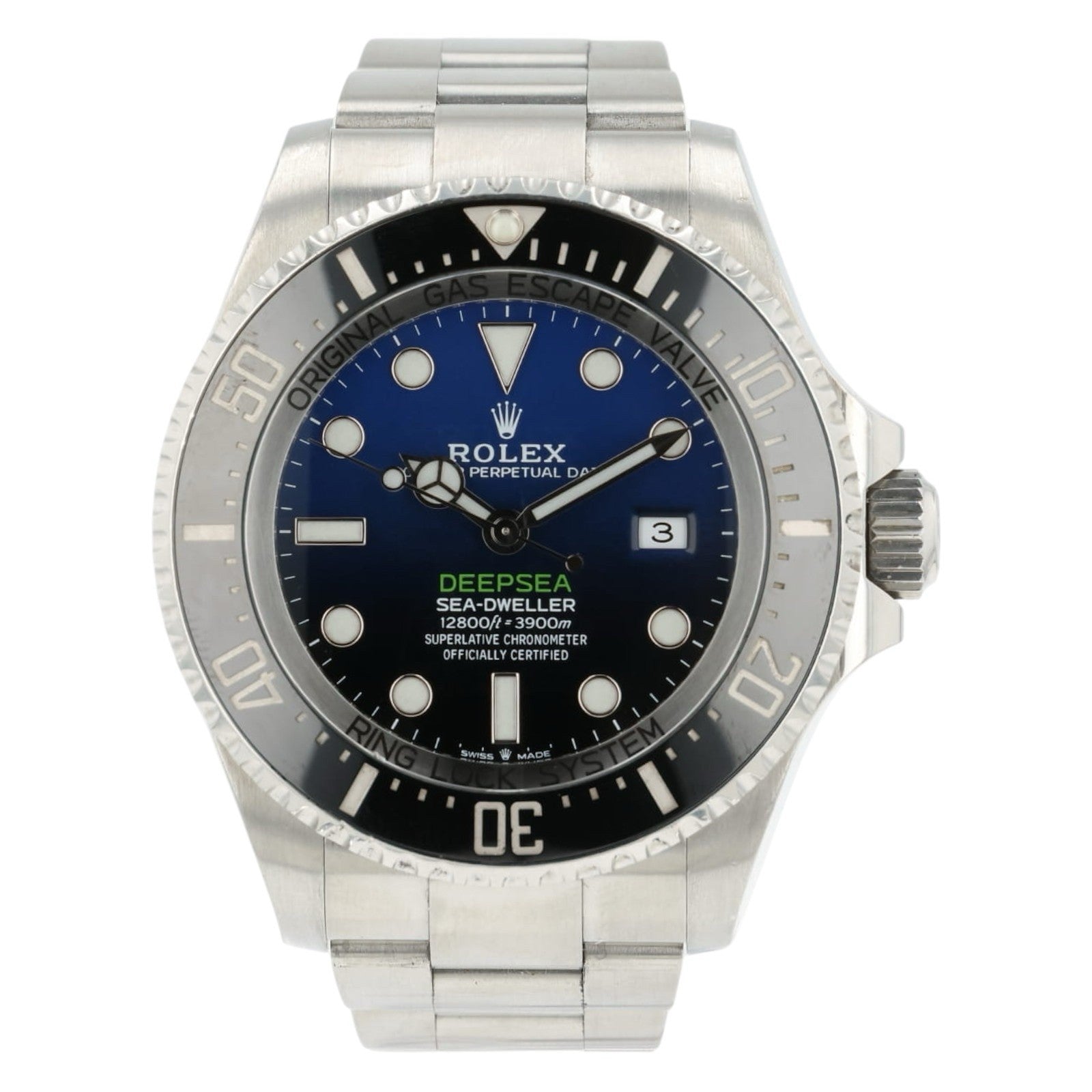 Rolex Deepsea James Cameron Stainless Steel 44mm Automatic Movement Mens 126660
