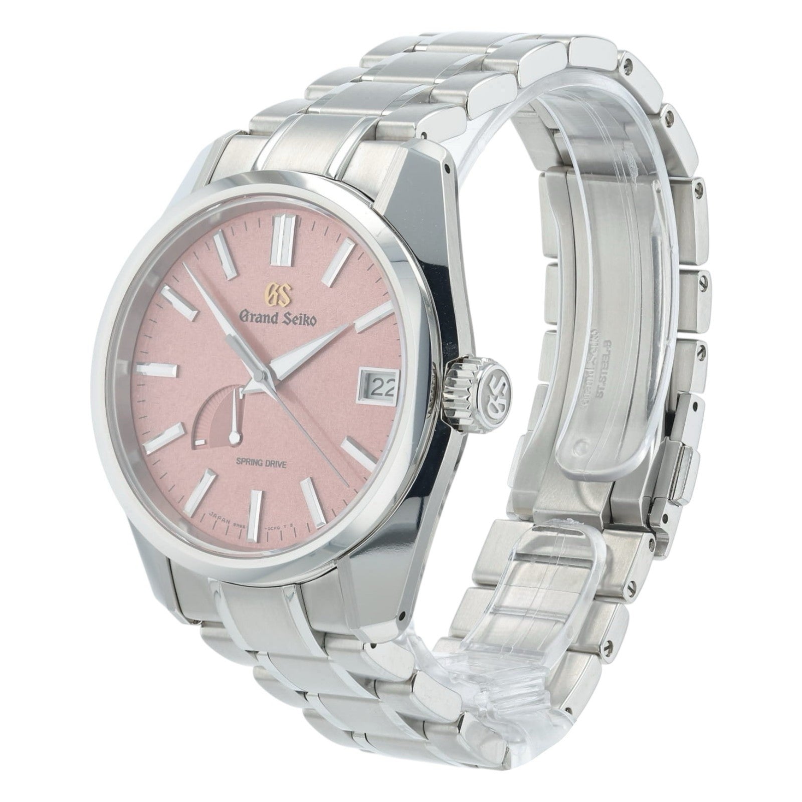 Grand Seiko Heritage Kirazuri Steel Pink Dial 40mm Automatic Men’s Watch SBGA509