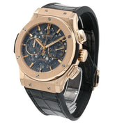 Hublot Classic Fusion 18k Rose Gold Black Dial 45mm Auto Mens 525.OX.0180.LR