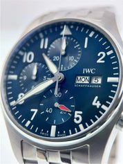 IWC Pilot Chronograph Stainless Steel Blue Dial 41mm Automatic Men’s IW388102