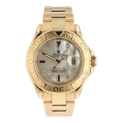 Rolex Yacht-Master 18k Yellow Gold MOP Dial 40mm Automatic Mens Watch 16628