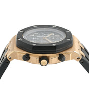 Audemars Piguet Royal Oak Offshore Rubber Clad Chrono Rose Gold Watch 25940OK