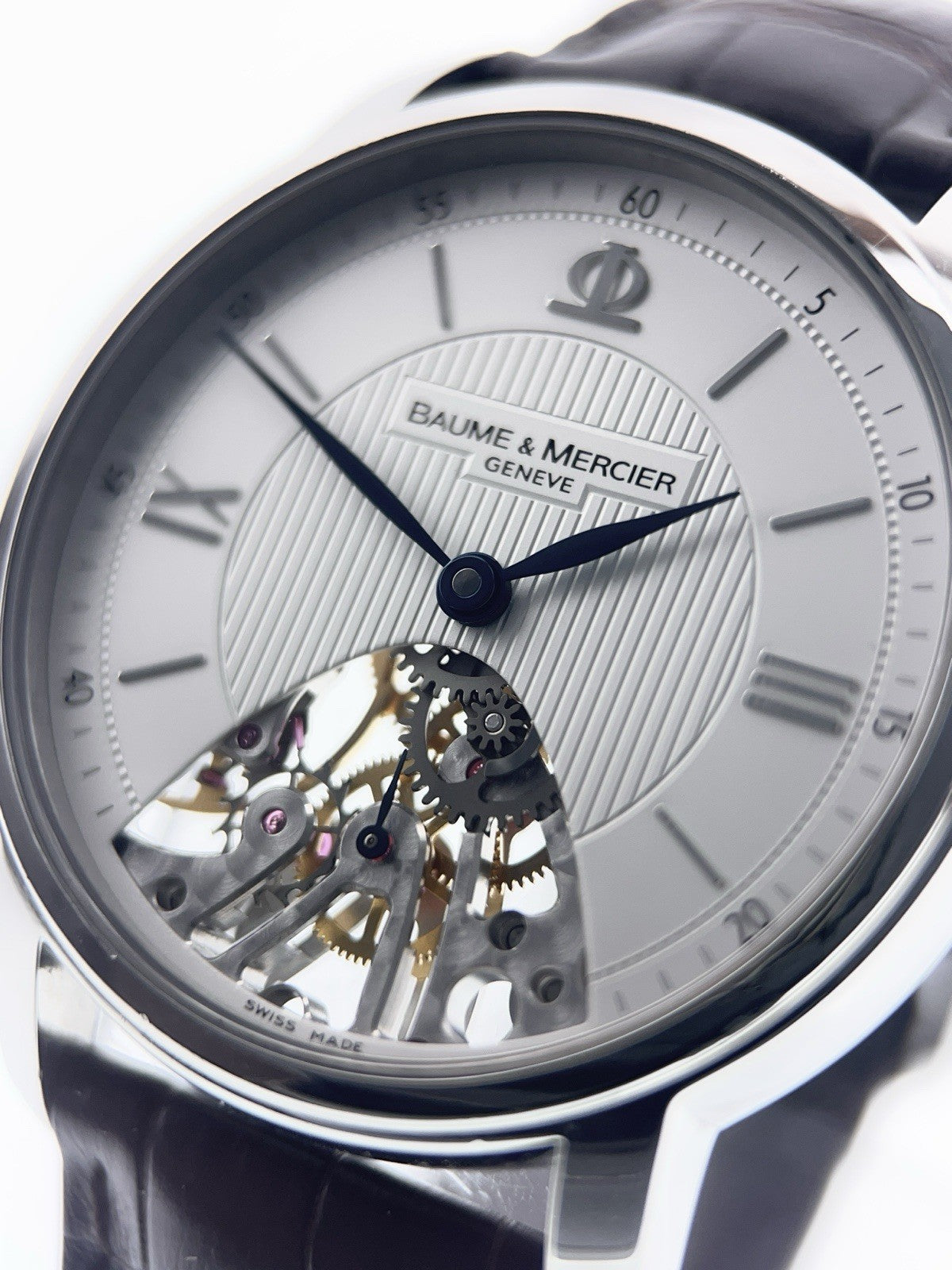 Baume & Mercier Classisma Steel Silver Dial 42mm Manual Wind Men's Watch 65622