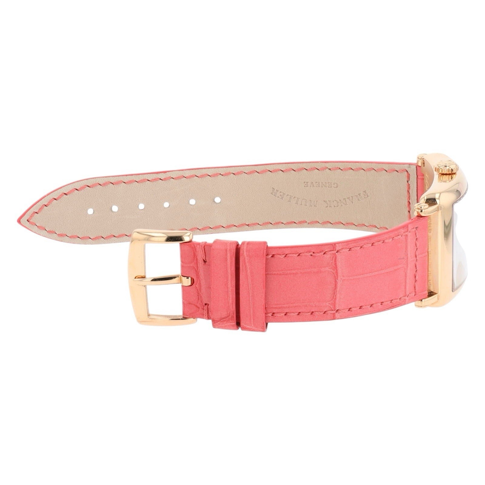 Franck Muller Long Island 18k Rose Gold Ivory Dial 26mm Women's Watch 952 QZ