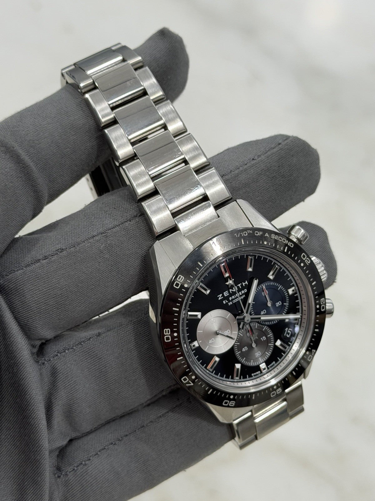 2021 Zenith Chronomaster Steel Black Dial 41mm Auto Men's Watch 03.3100.3600