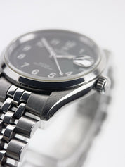 Tudor Prince Date Stainless Steel Black Dial 32mm Automatic Unisex Watch 72000