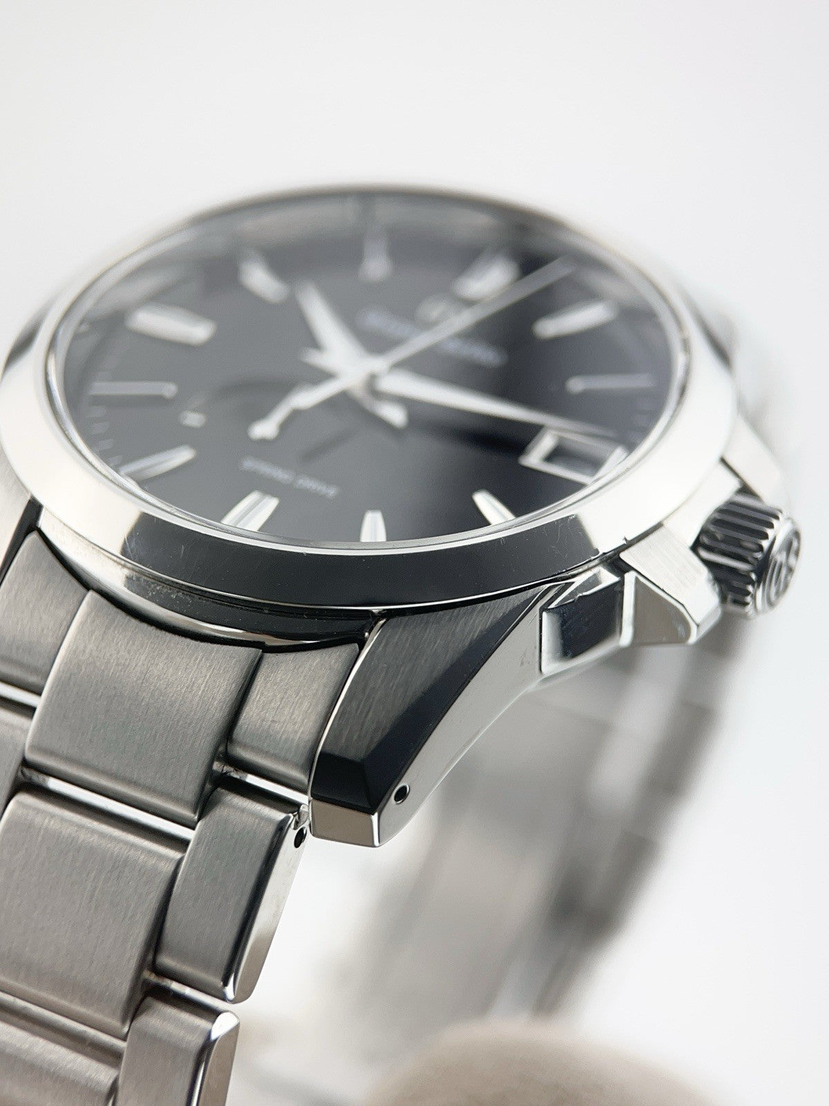 Grand Seiko Heritage Steel Black Dial 39mm Automatic Men's Watch SBGA227
