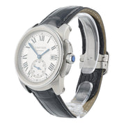 Cartier Calibre De Cartier Silver Dial Steel 38mm Automatic Men’s Watch WSCA0003