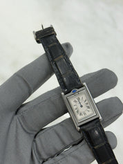 Cartier Tank Basculante Small 25 x 22mm Quartz Steel W1011158 Selling As-Is