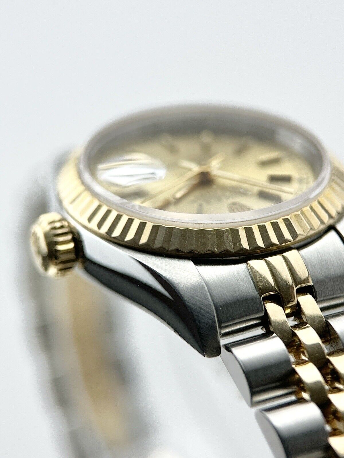 Rolex Datejust 26 Automatic Gold Color Dial 18k Yellow Gold & Steel Case 69173