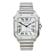 Cartier Santos Medium WSSA0029 Stainless Steel Automatic Watch 35x41mm - B&P