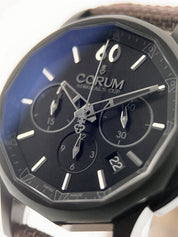 Corum Admirals Cup Stainless Steel Black Dial 42mm Automatic Men's Watch 1.0096