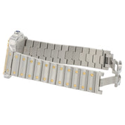 Cartier Santos Gold & Steel Silver Dial 39mm Automatic Men's Watch W2SA0006