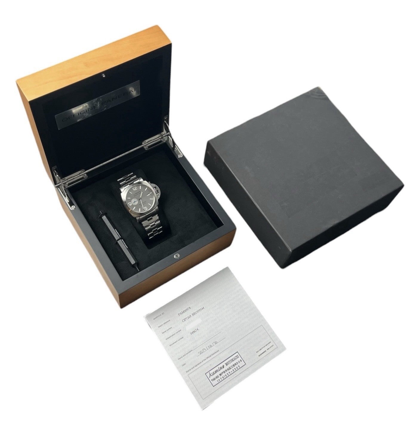 Panerai Luminor Marina Brushed Silver Dial Steel 44mm Automatic Men’s PAM00978