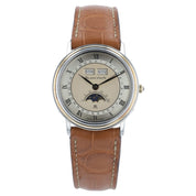 Blancpain Gold & Steel Silver Dial 34mm Manual Wind Movement Watch 6501