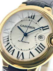 Cartier Ballon Blue 18k Yellow Gold 42mm Automatic Movement Men’s Watch 2998