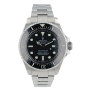 Rolex Sea-Dweller Stainless Steel Black Dial 44mm Automatic Mens Watch 116660