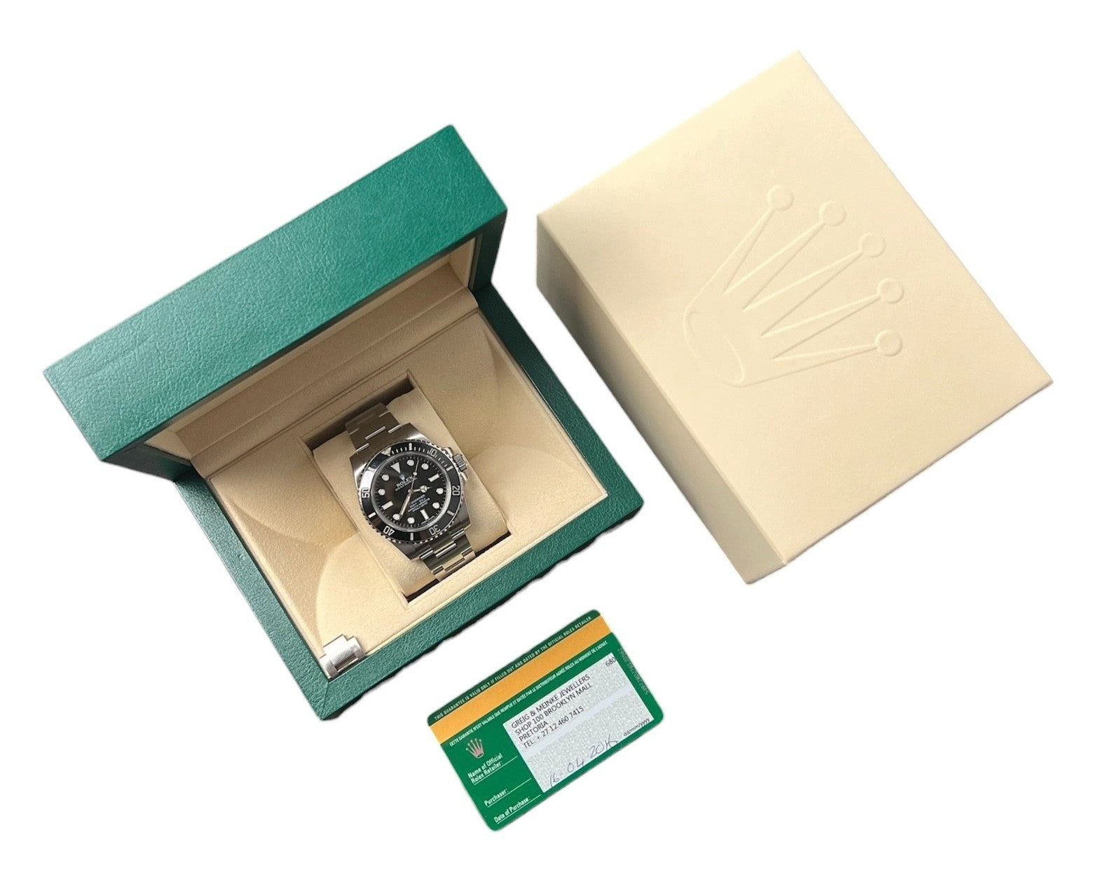 Rolex Submariner No-Date Black Dial Stainless Steel 40mm Automatic Mens 114060