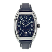 Franck Muller Conquistador Steel Black Dial 34mm Automatic Men’s Watch 8000SC