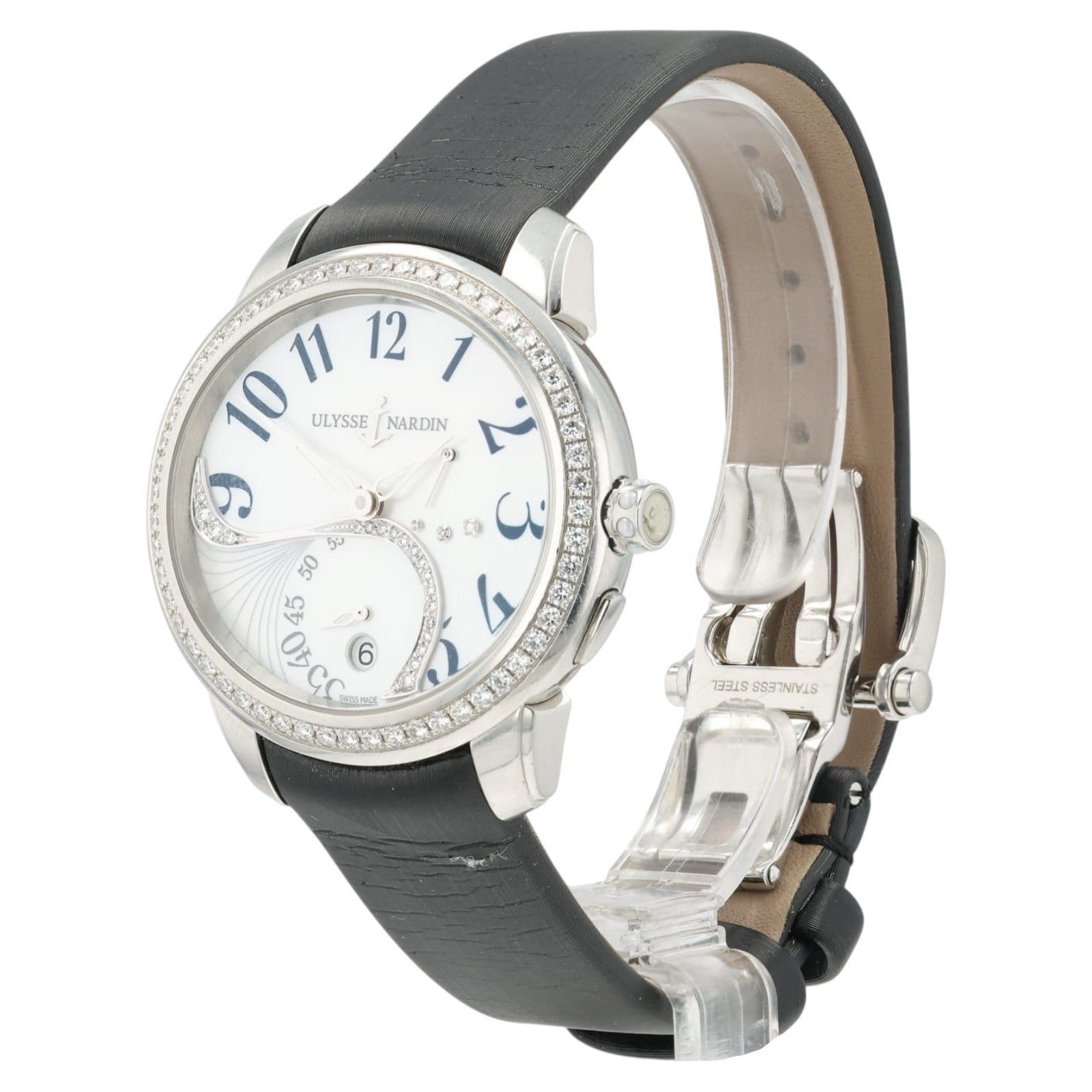Ulysse Nardin Jade MOP Dial Stainless Steel 36x39mm Automatic Womens 3103-125