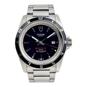 Tudor Geneve Grantour Date 42mm Stainless Steel Automatic Watch 20500N B&P 2014