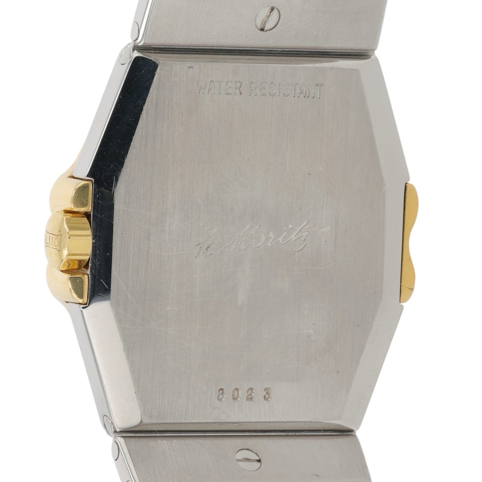 Chopard St. Moritz Stainless Steel & Gold Grey Dial 32mm Quartz Movement 8023