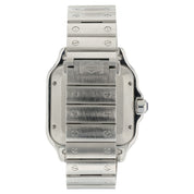 Cartier Santos Silver Color Dial Stainless Steel 39x47mm Automatic Mens WSSA0018