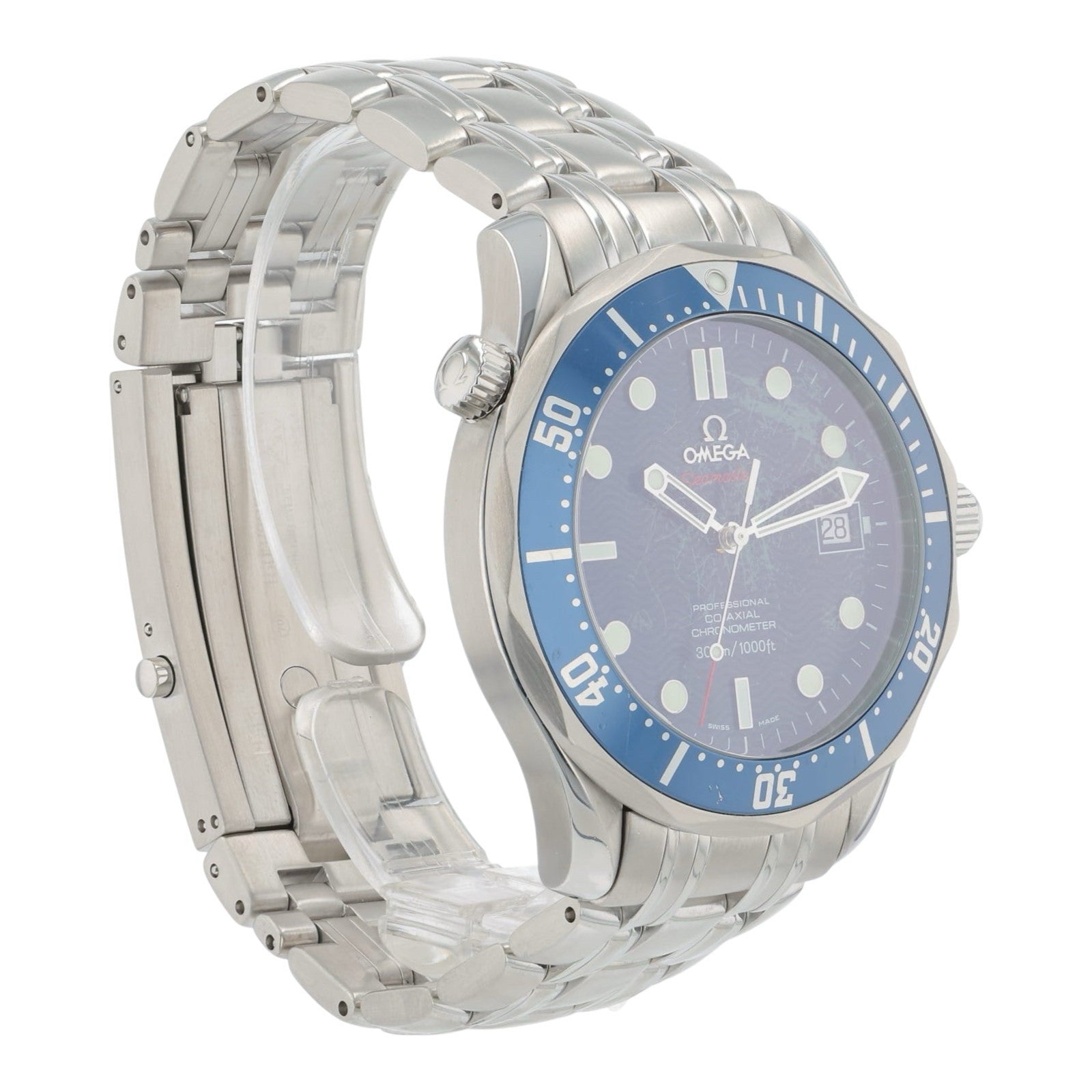 Omega Seamaster Diver Stainless Steel Blue Dial 41mm Automatic Men’s 2220.80.00