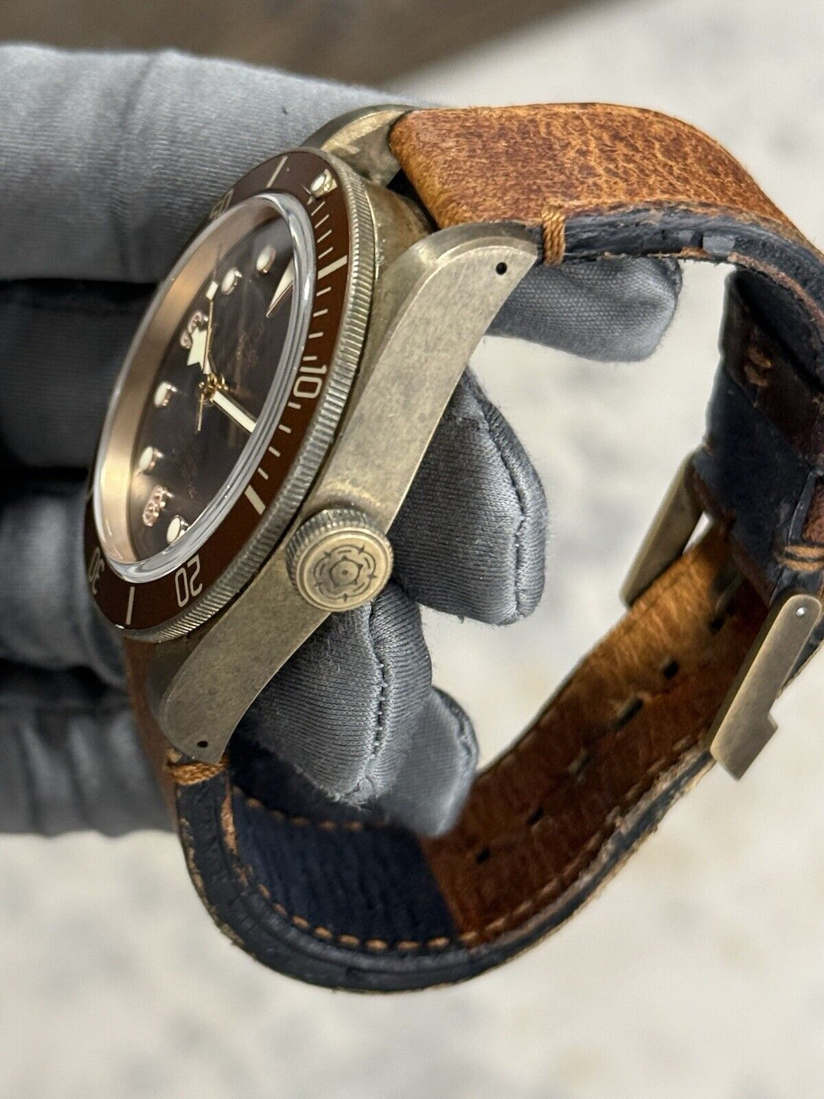 Tudor Black Bay Bronze Brown Dial 43mm Automatic Men’s Watch 79250BM - B/P