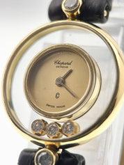 Chopard Happy Diamonds 18k Yellow Gold 21mm Quartz Women's Watch G3929