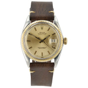 Rolex Datejust Champagne Dial Stainless Steel 36mm Automatic Men’s Watch 1601