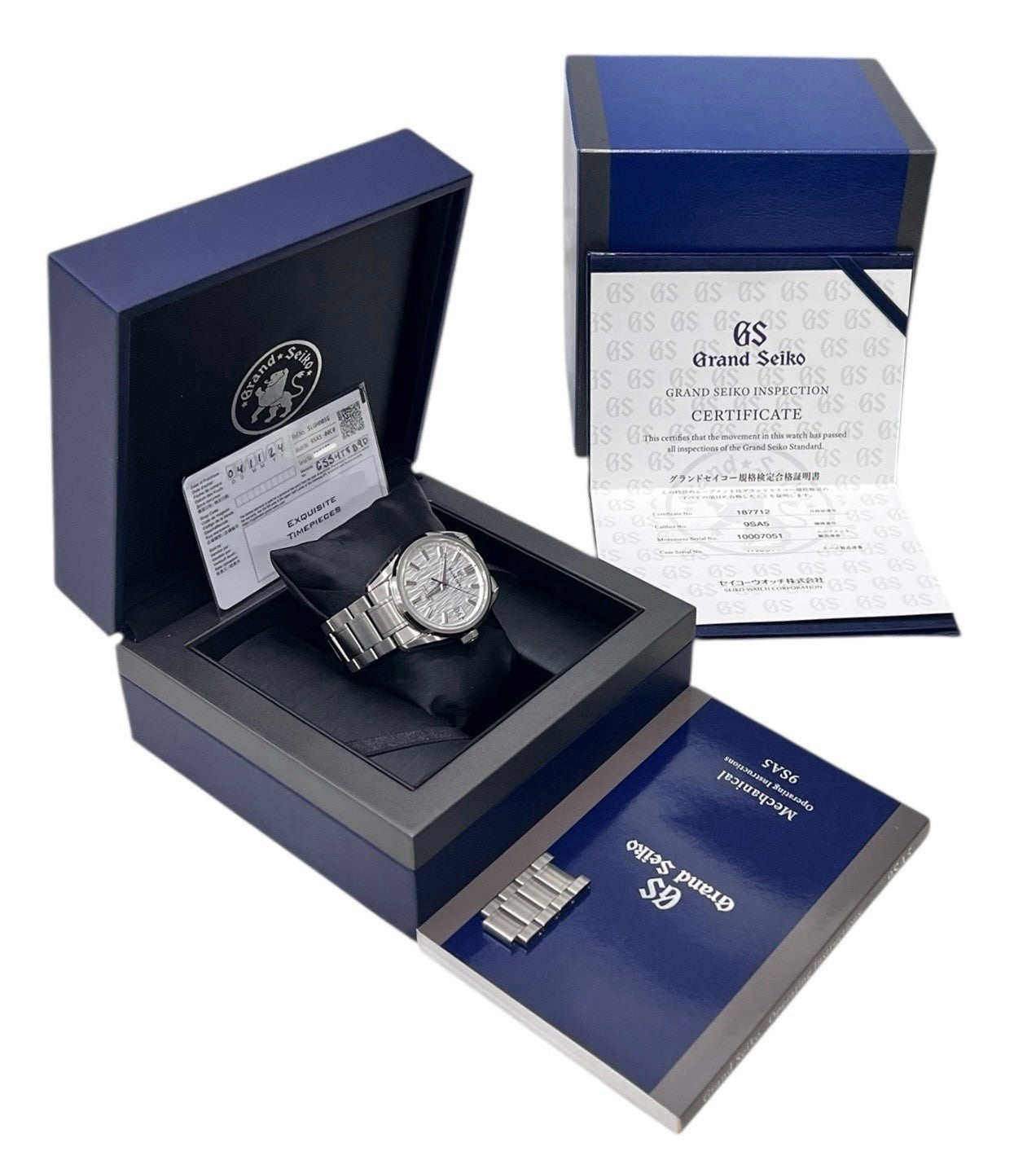 Grand Seiko Stainless Steel Silver Dial SLGH005