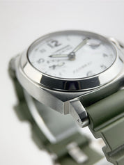 Panerai Luminor Marina Steel White Dial 40mm Automatic Men's Watch PAM0049