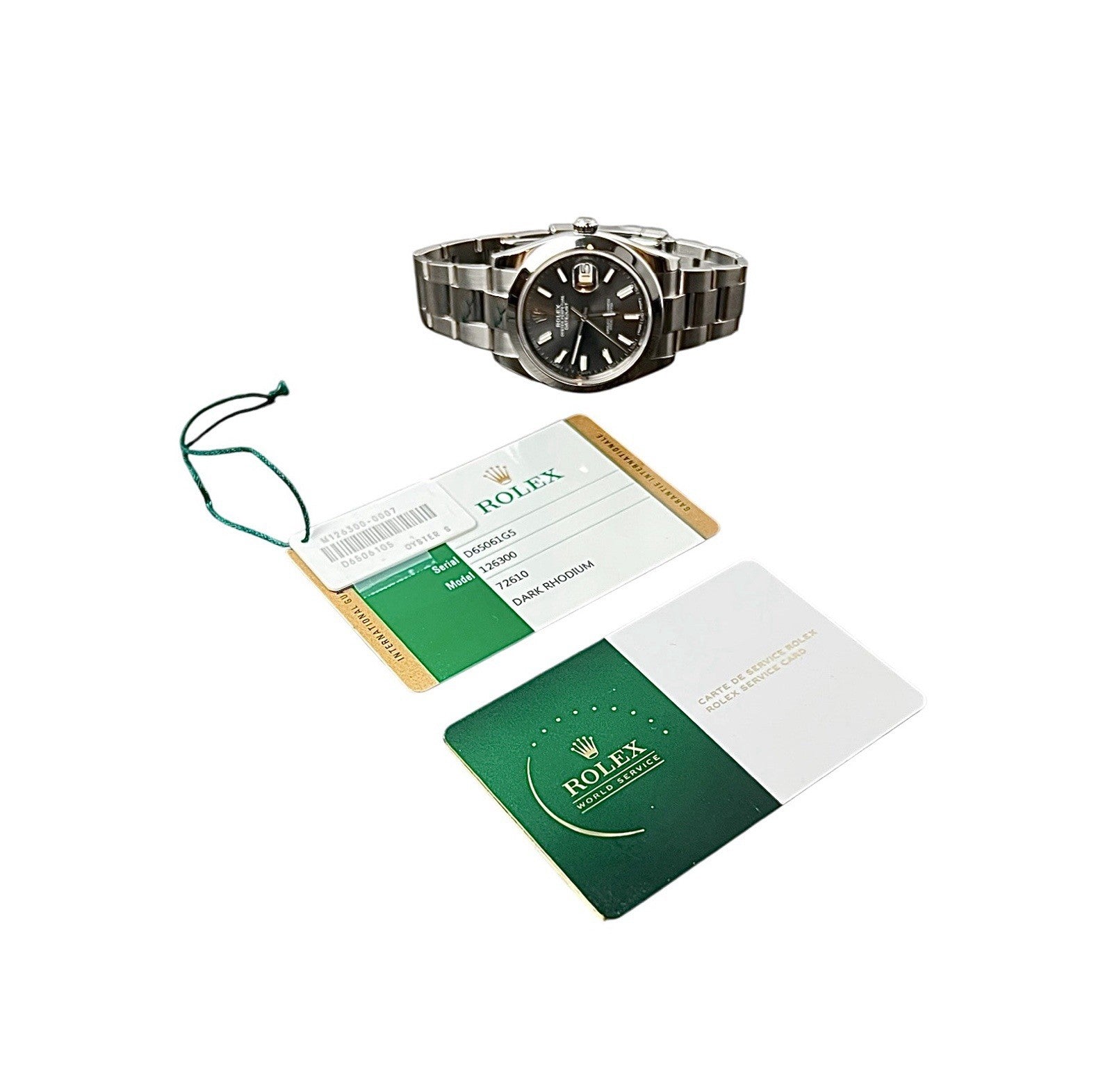 Rolex Datejust Stainless Steel Gray Dial 41mm Automatic Movement Men’s 126300