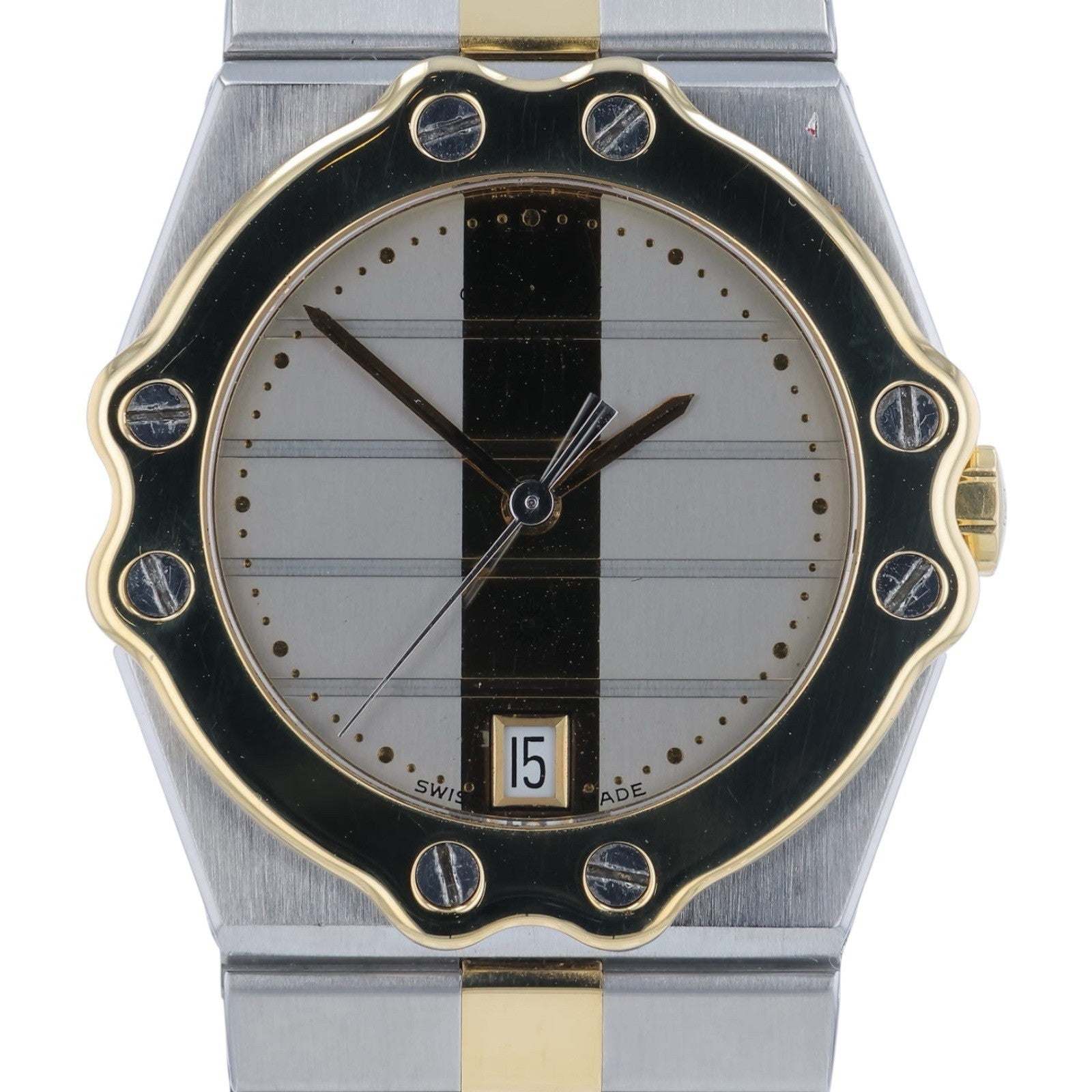Chopard St. Moritz Stainless Steel & Gold Grey Dial 32mm Quartz Movement 8023