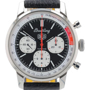 Breitling Top Time Stainless Steel Black Dial 41mm Automatic Mens Watch AB0176