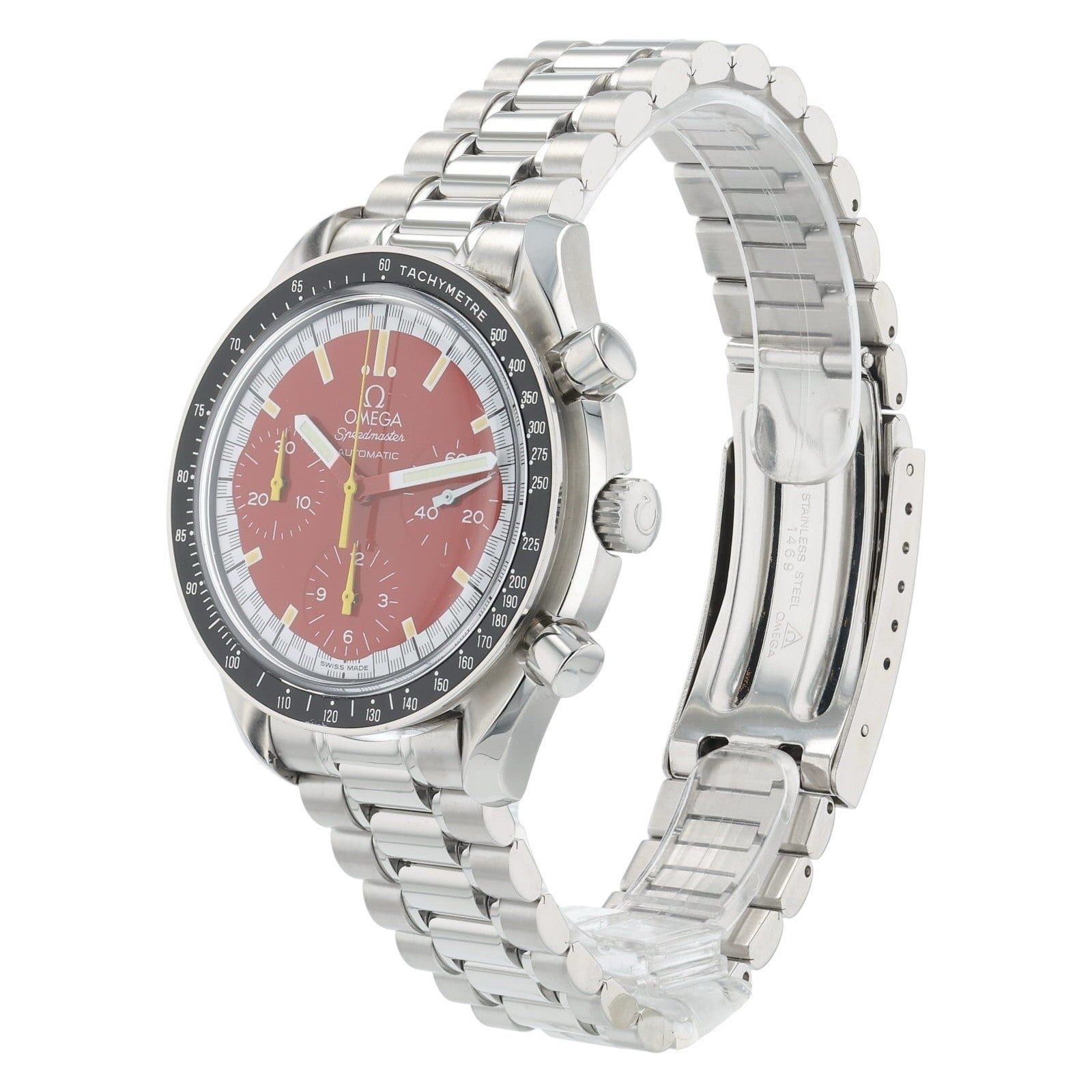 Omega Speedmaster Michael Schumacher Steel Red Dial 39mm Automatic 3510.61.00