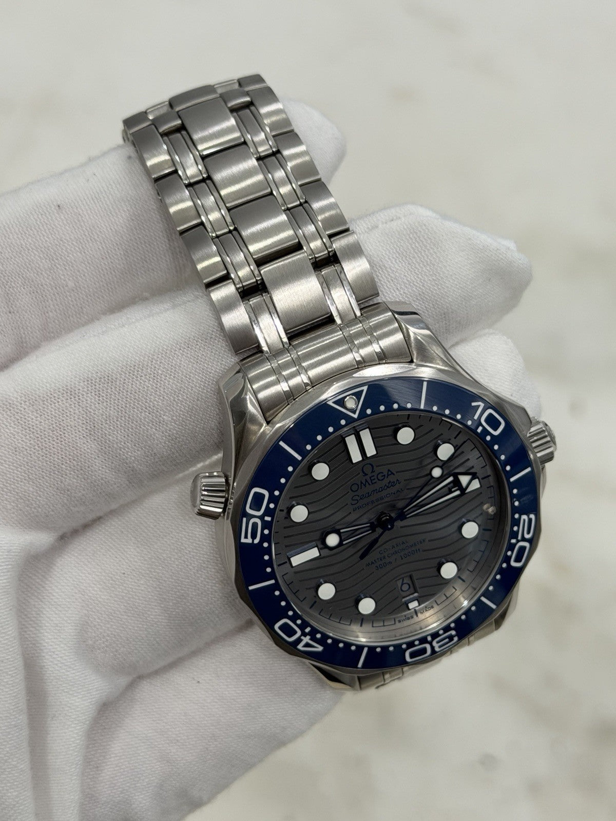 Omega Seamaster Steel Gray Dial 42mm Automatic Watch 210.30.42.20.06.001