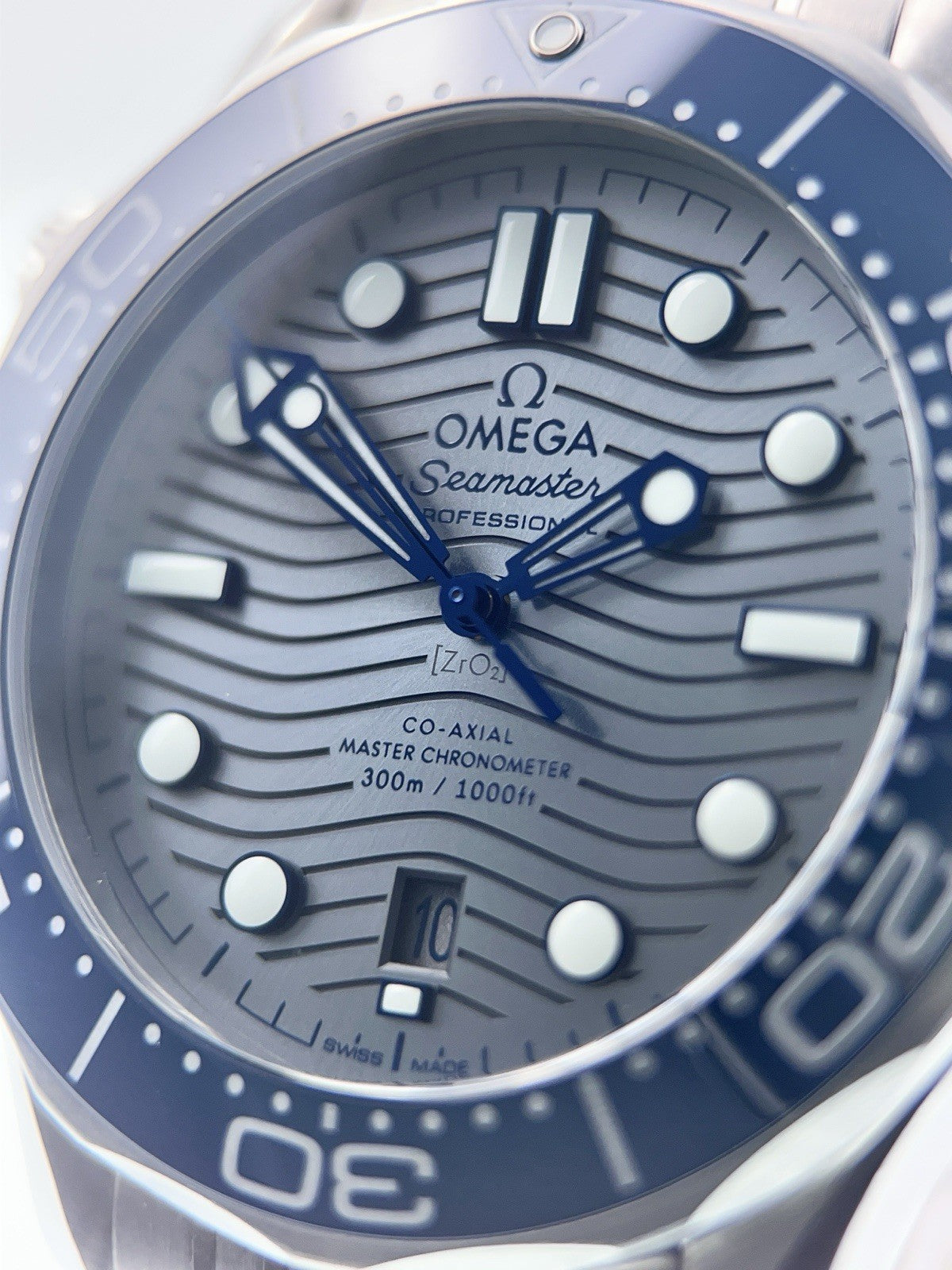 Omega Seamaster Steel Gray Dial 42mm Automatic Mens Watch 210.30.42.20.06.001