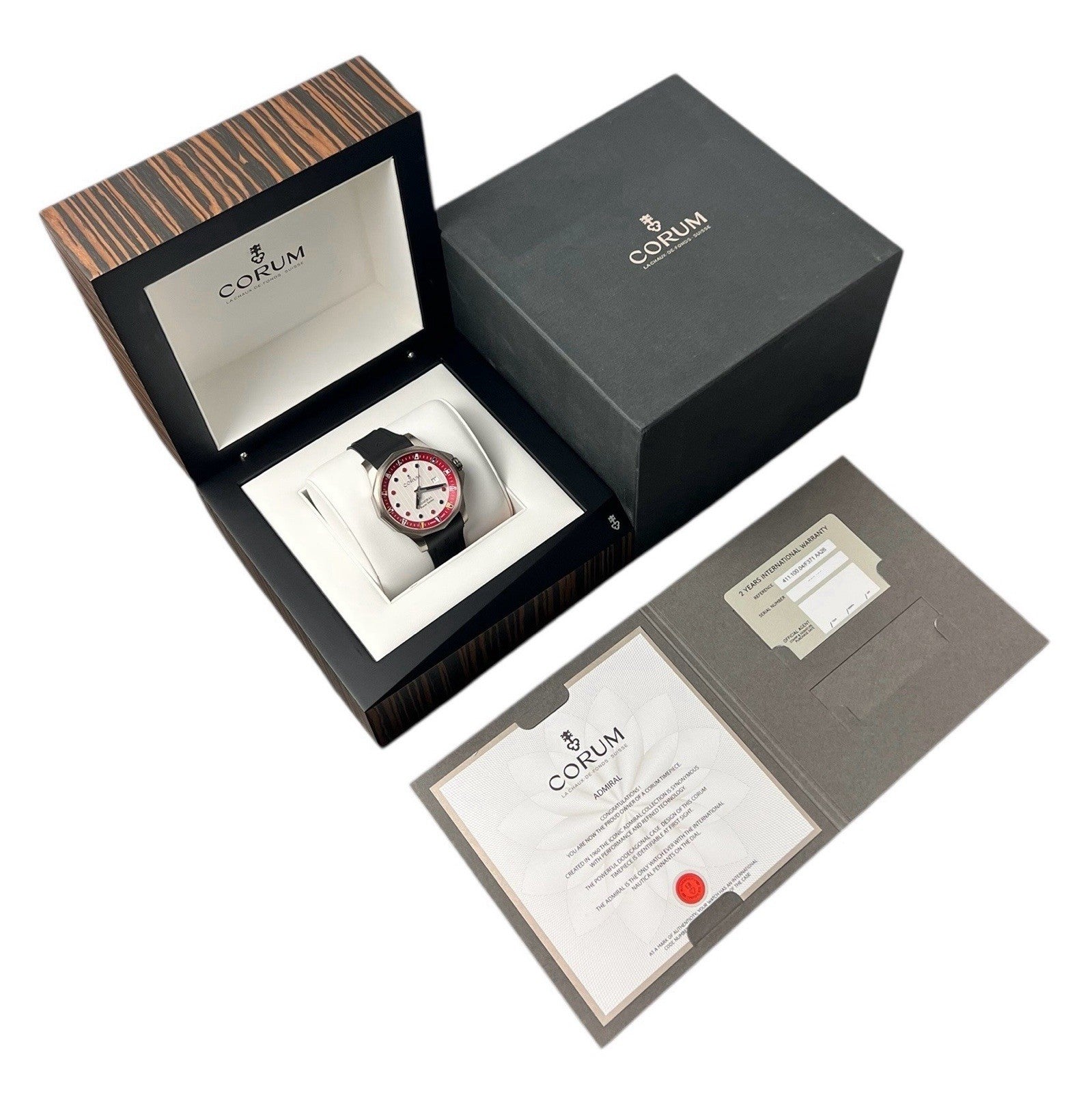 Corum Admiral Racer Titanium Silver Dial 47mm Automatic Men's Watch 1.0157