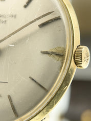 Patek Philippe Calatrava 18k Yellow Gold Silver Dial 33mm Manual Wind Watch 2573