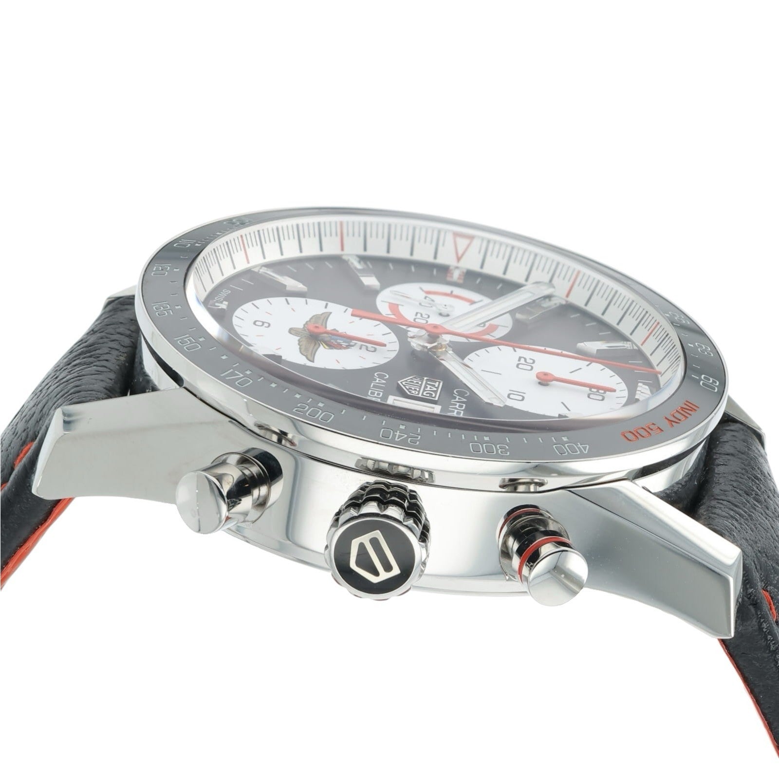 Tag Heuer Carrera Calibre Steel Black Dial 41mm Automatic Mens Watch CV201AS