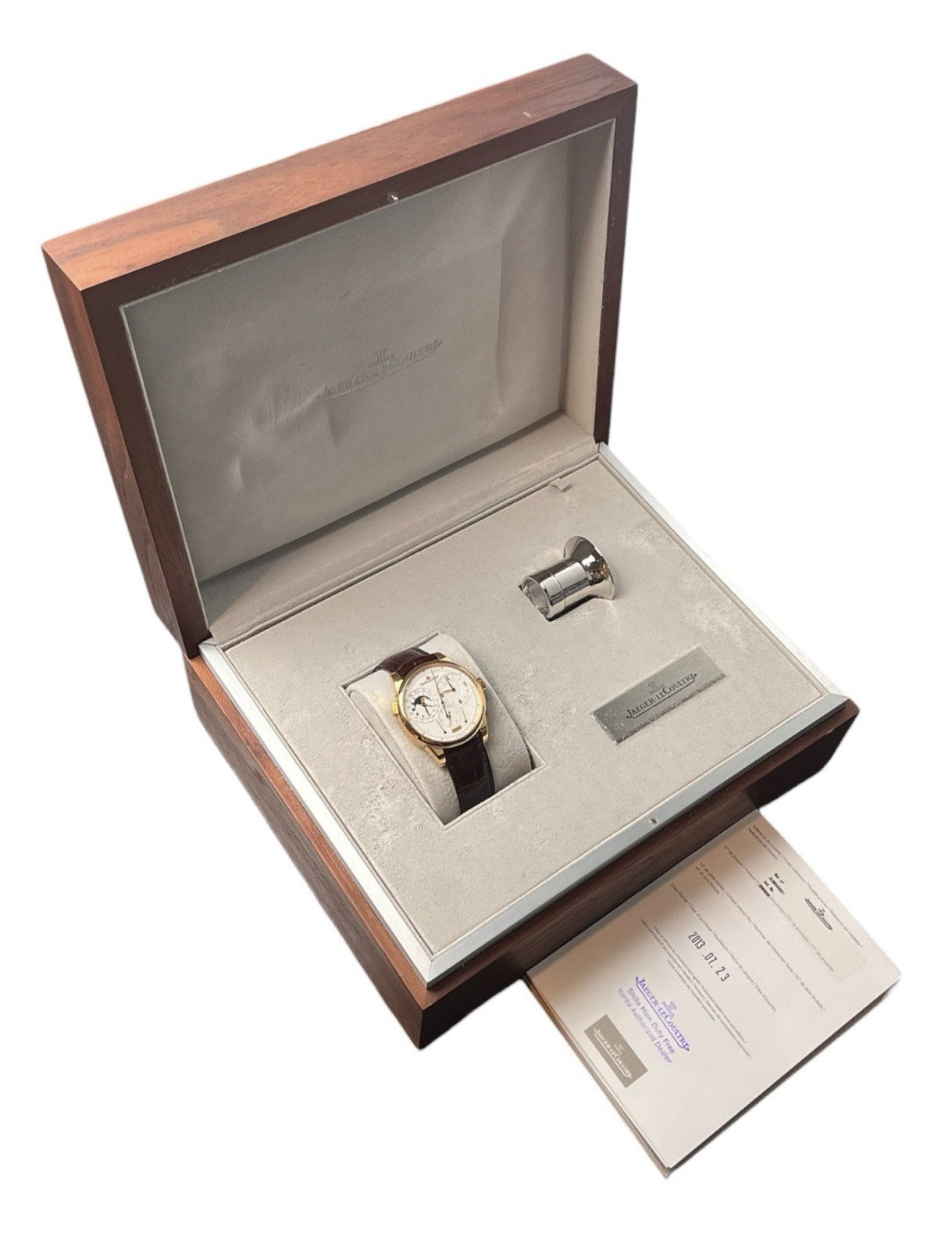 LeCoultre Duometre Silver Dial 18k Rose Gold 40.5mm Manual Men’s Watch Q6042521