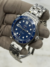 2026 SERVICE Omega Seamaster Date 300m Diver Blue Watch 210.30.42.20.03.001