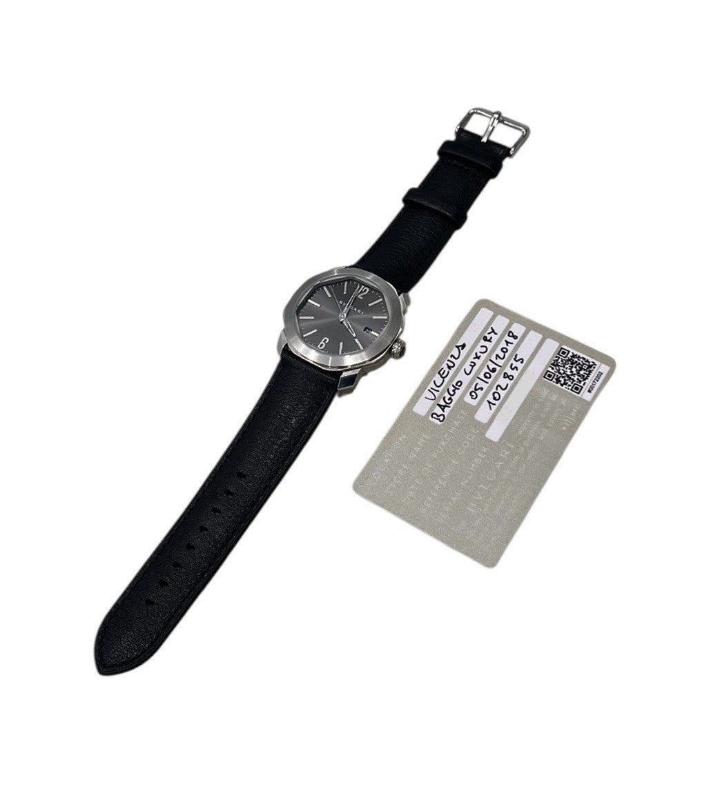 Bulgari Octo Stainless Steel Gray Dial 41mm Automatic Movement Mens Watch OC41S