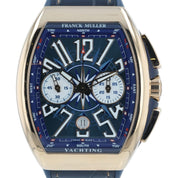 Franck Muller Vanguard Yachting 18k Rose Gold Blue Dial 45mm Automatic Watch
