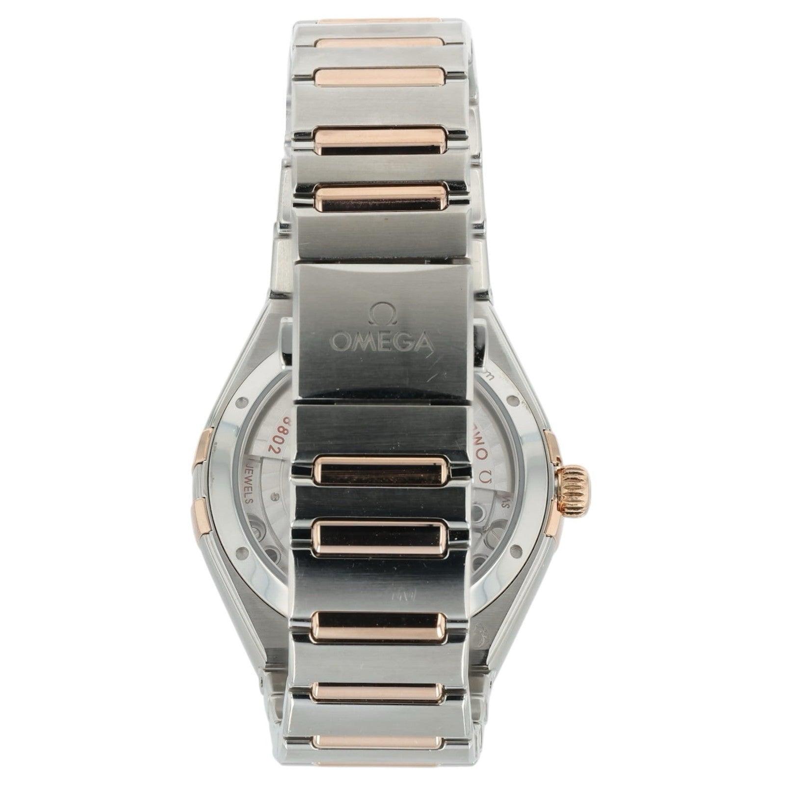 Omega Constellation Brown Dial Rose Gold & Steel 34mm Watch 131.20.34.20.63.001