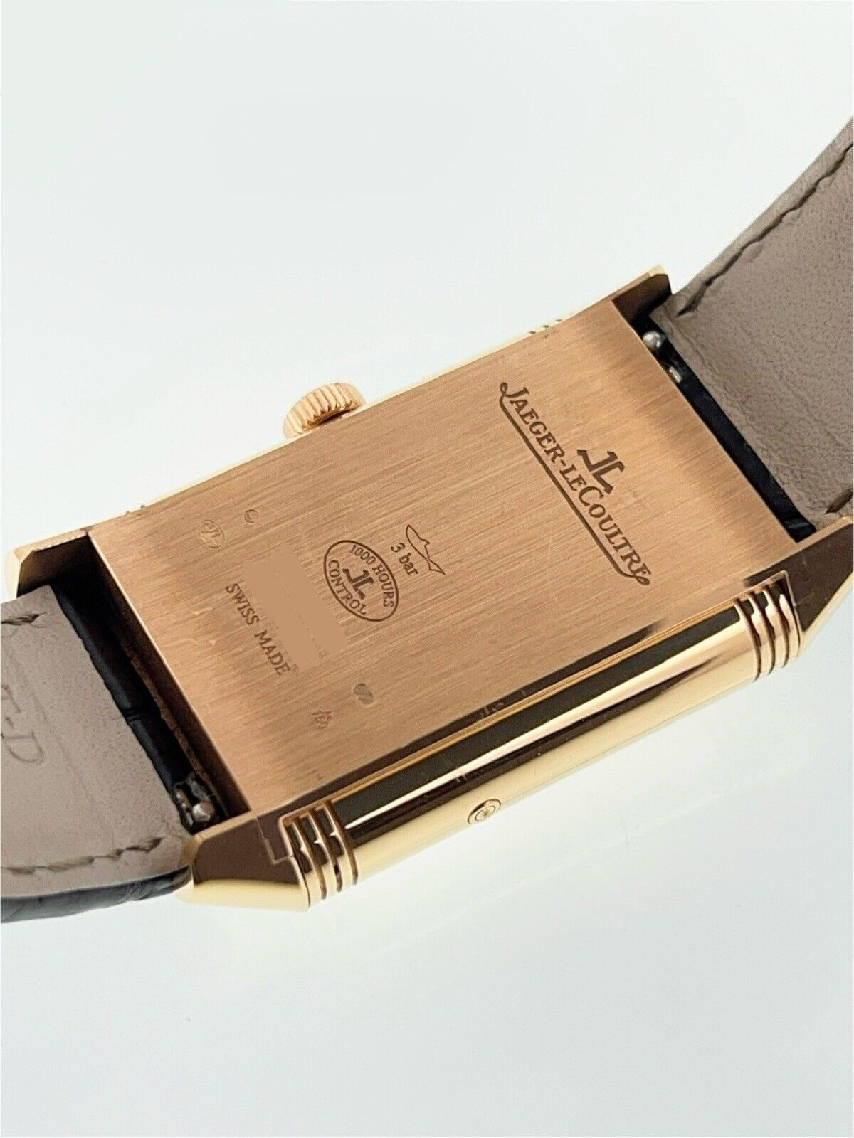 Jaeger-LeCoultre Reverso 18k Rose Gold Manual Wind Men’s Watch Q3912420